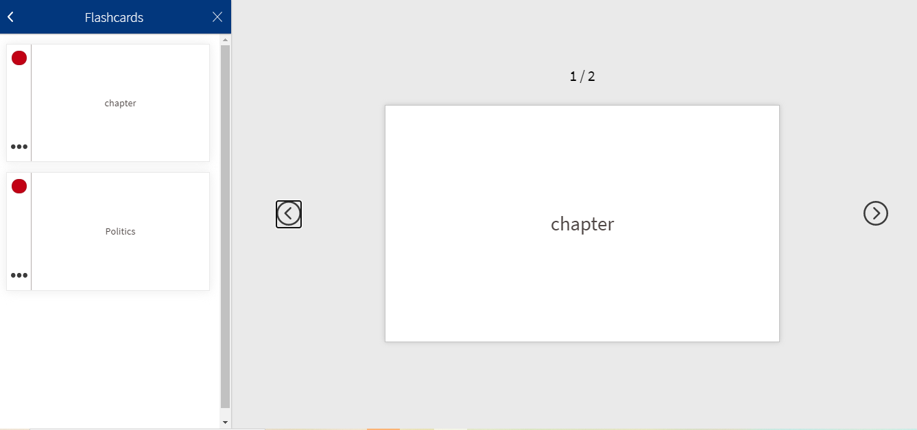 RedShelf chapter study tools