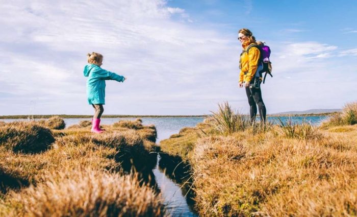 mother and daughter homeschool field trip