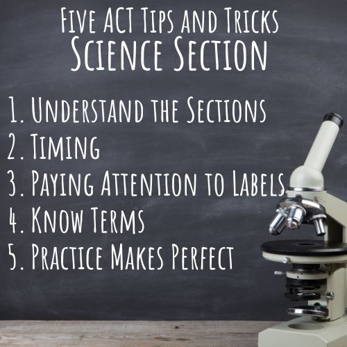 tips for ACT science section