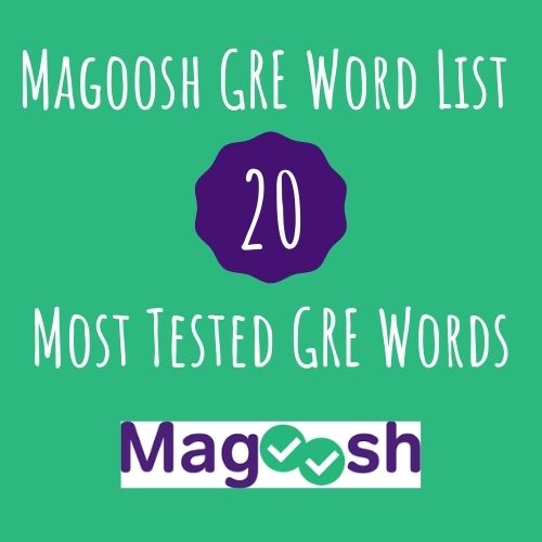 most tested GRE words