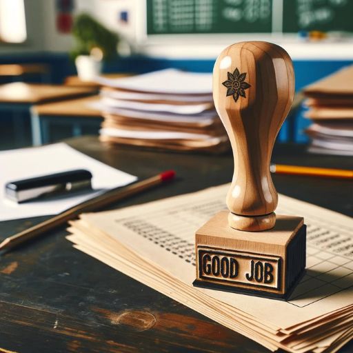 good job grading stamp